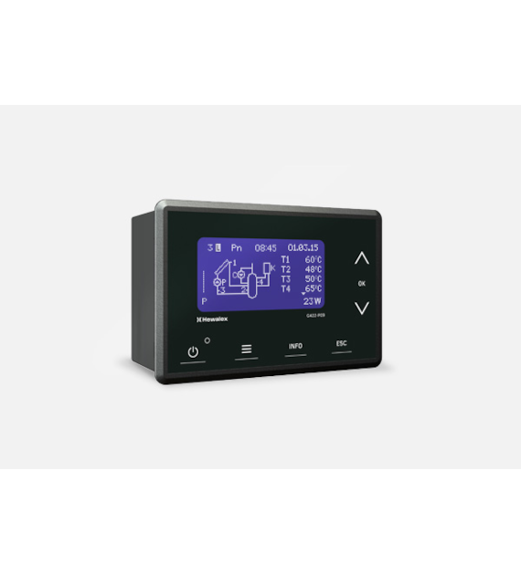 Sterownik solarny G422-P09 ( bez czujników temperatury ) HEWALEX