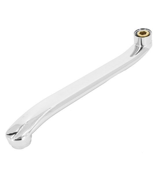 Wylot, wylewka profilowana, podgięta do baterii z mieszaczem 250mm DES