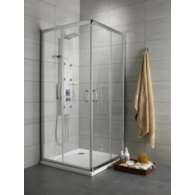 Premium Plus D 75x900x190 Chrom/Przejrzyste Rozmiar 750x900x1900 Kolor profili chrome Wariant szkła transparent Grubość szkła 5mm RADAWAY