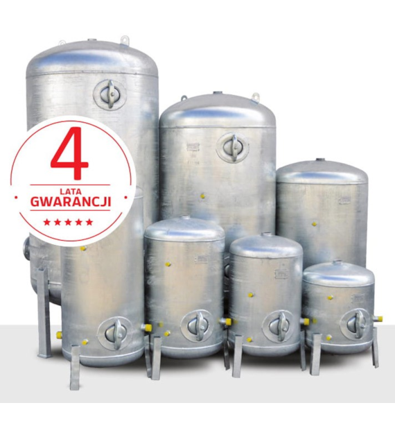 Zbiornik hydroforowy 100L 9 BAR HVP100L bez osprzętu HYDRO-VACUUM