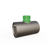 Zbiornik szczelny (szambo) 2m3 HDPE dwupłaszczowy WOBET-HYDRET