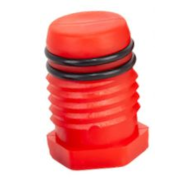 Korek do prób szczelności, do rury PEX 25 x 2.5mm / 26 x 3.0mm CZERWONY
