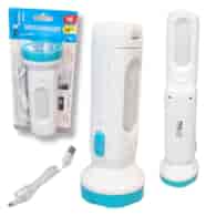 Latarka akumulatorowa LED USB 1W+1W 16CM TR002L TRIXLINE