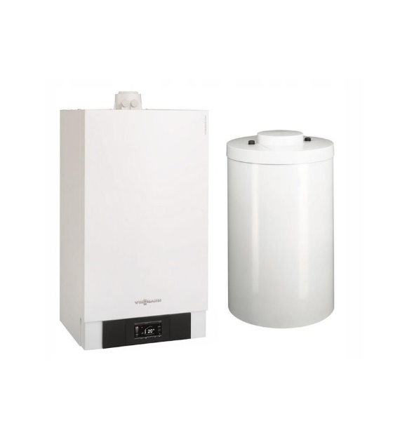Pakiet Kondensacyjny kocioł gazowy Vitodens 200-W B2HF 25 kW + Moduł obsługowy HMI 7  VIESSMANN Z020139