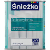 Emalia akrylowa do kaloryferów 750ml ŚNIEŻKA
