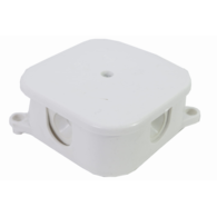 Puszka n/t hermetyczna (z zaciskami) z wkładem wym. zew. 85x85x40mm IP44 biała PO75 83012006
