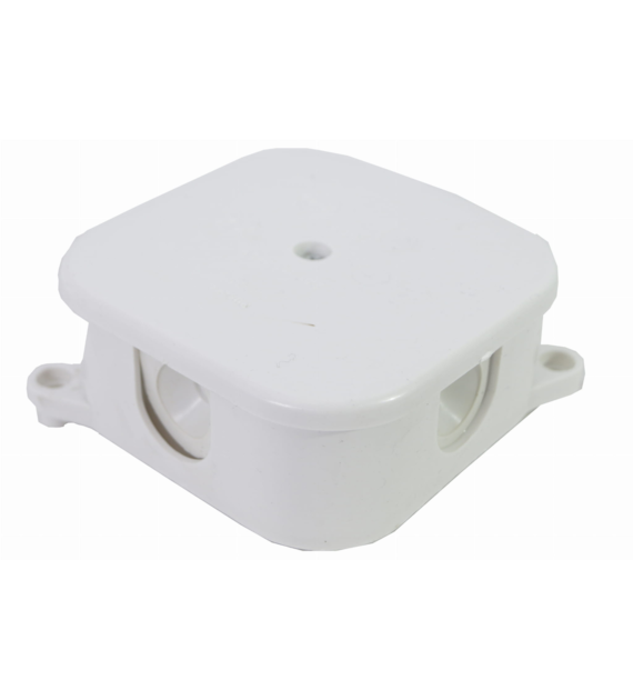 Puszka n/t hermetyczna (z zaciskami) z wkładem wym. zew. 85x85x40mm IP44 biała PO75 83012006
