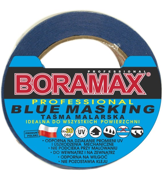 Taśma malarska 25x50m Blue Mask BORAMAX