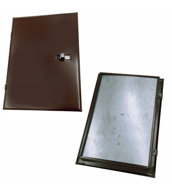 Drzwiczki rewizyjne metalowe, wyczystne 140x210 brązowe airROXY