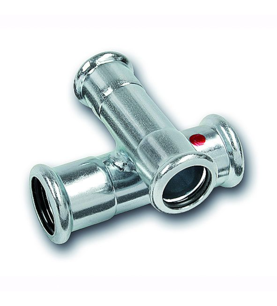 Czwórnik dwupłaszczyznowy spawany 15x15 SanhaTherm 24000 SANHA