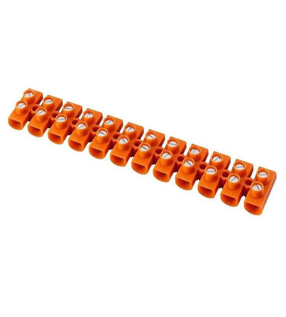 Listwa zaciskowa gwintowa termoplastyczna LTF12-4.0 pomarańczowy, STANDARD 21310108 SIMET