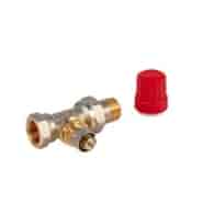 Zawór termostatyczny RA-N 3/8 ( DN10 ) prosty, z nastawą wstępną DANFOSS