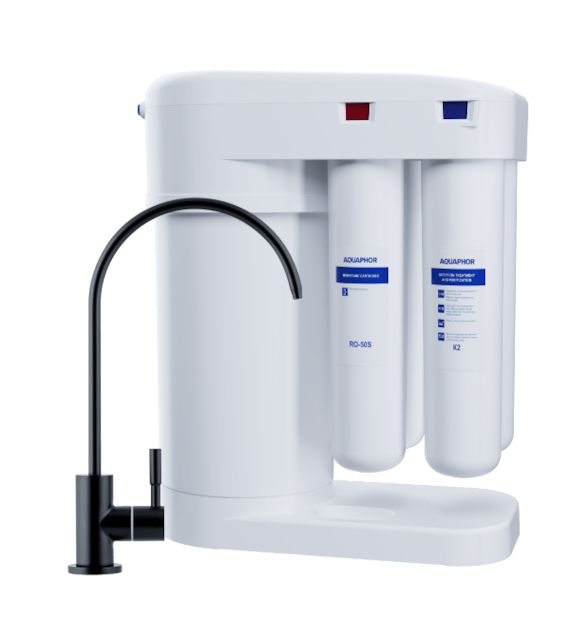 System odwróconej osmozy RO-101S MORION CZARNA WYLEWKA F0124 AQUAPHOR