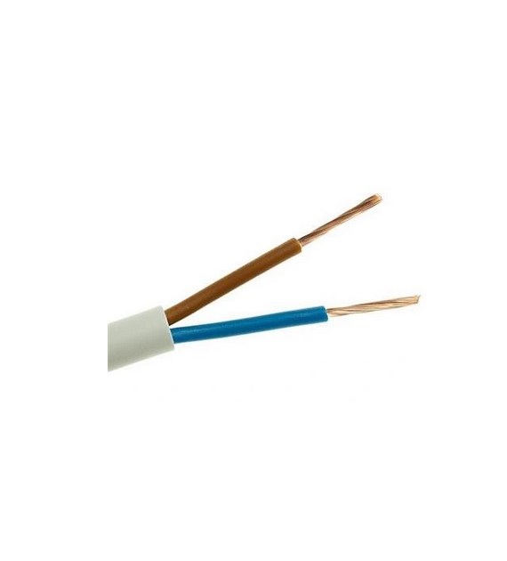 Przewód elektryczny oponowy w PCV OMY 2x0.5 300/300V NKT