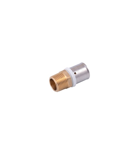 Złączka zaprasowywana gwint zewnętrzny 16mm x 3/4  VESBO