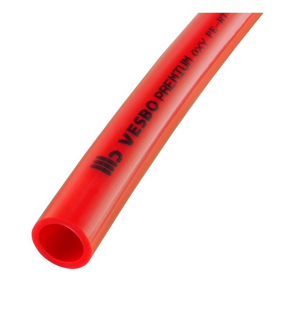 Rura PERT-EVOH VPremium 16X2.0 RED ( cena za 1mb ) ( zwój 600m ) VESBO