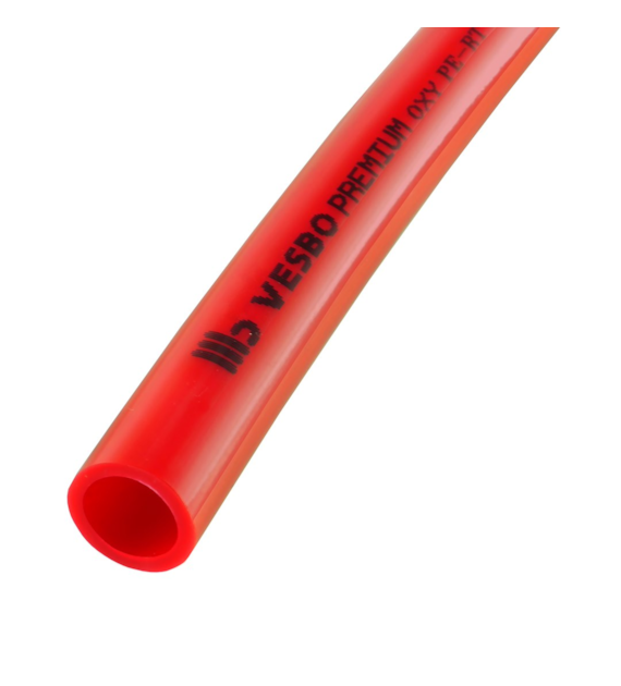 Rura PERT-EVOH VPremium 16X2.0 RED ( cena za 1mb ) ( zwój 600m ) VESBO