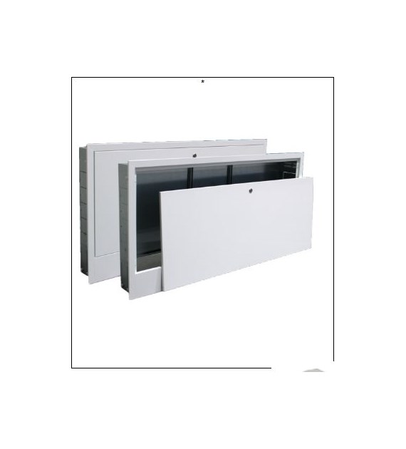 Szafka instalacyjna podtynkowa D/S-SIP-03L z miejscem na listwę sterującą 8 sekcji (SZEROKOŚĆ 690MM, WYSOKOŚĆ 755-855MM, GŁĘBOKOŚĆ 125-170MM) ARKA