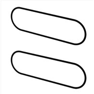 Uszczelka podłużna do korpusu głównego, ( komplet = 2 sztuki ) system 75 VENTS