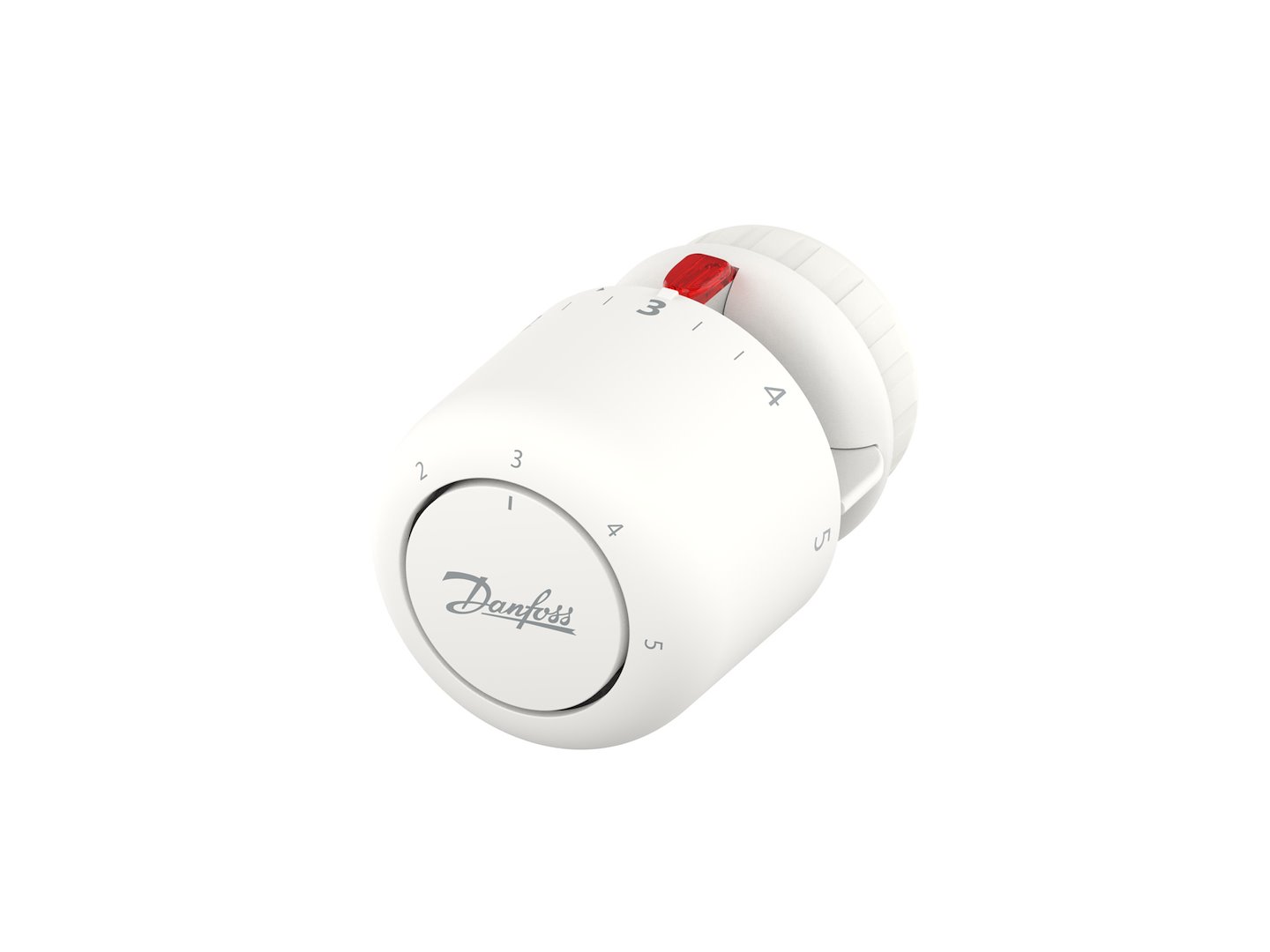 Gazowa głowica Danfoss Aero do zaworów Danfoss RA. Minimalna nastawa temperatury 16 C