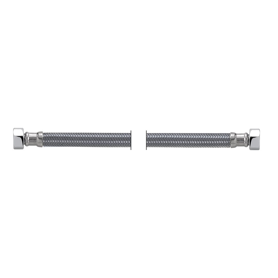 Wąż elastyczny przyłączeniowy w oplocie nylonowym 3/8 x 3/8 GW/GW 800mm KARBO TUCAI