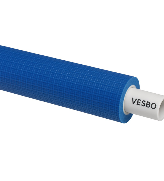 Rura PERT/AL/PERT w otulinie 9 mm z moletą 16x2.0 NIEBIESKA ( zwój 100mb ) ( cena za 1mb ) VESBO