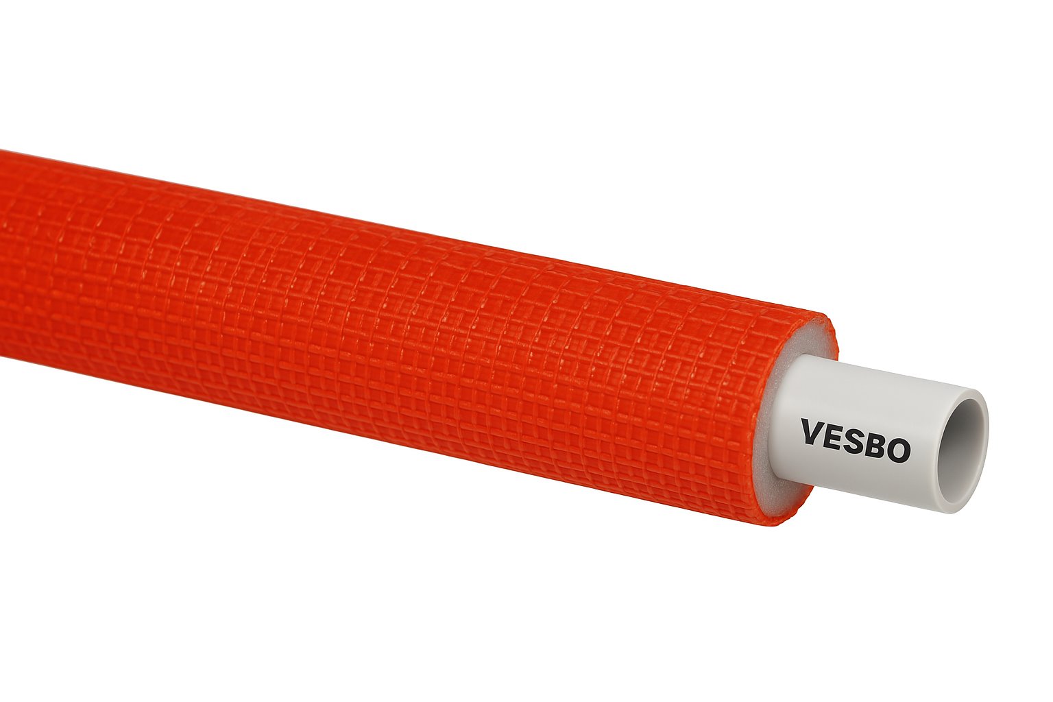 Rura PERT/AL/PERT w otulinie 9 mm z moletą 20x2.0 CZERWONA ( zwój 100mb ) ( cena za 1mb ) VESBO