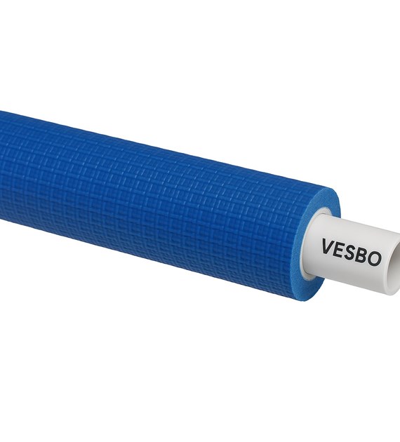 Rura PERT/AL/PERT w otulinie 9 mm z moletą 32x3.0 NIEBIESKA ( zwój 25mb) VESBO