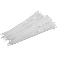 Opaski zaciskowe nylon białe, 4.8x300mm, 100szt. PROLINE 59131B