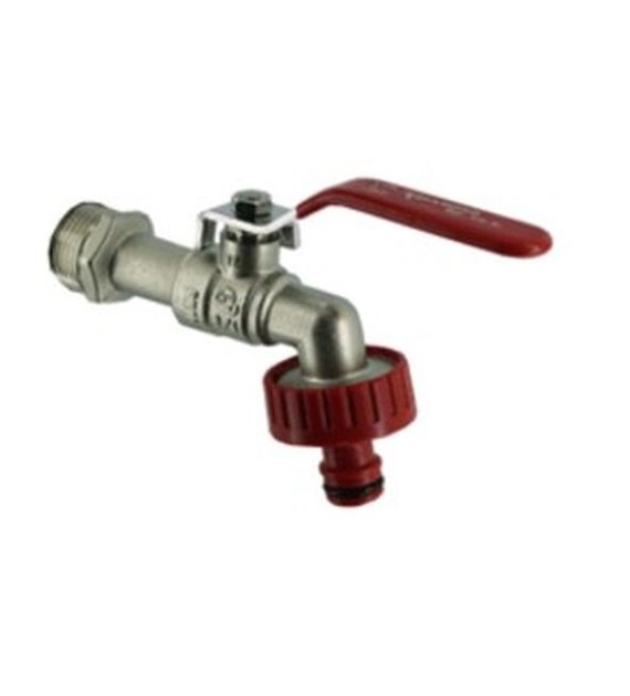 Zawór kulowy czerplany z SZYBKOZŁACZKĄ 3/4  ( DN20 ) kulowy GOSHE