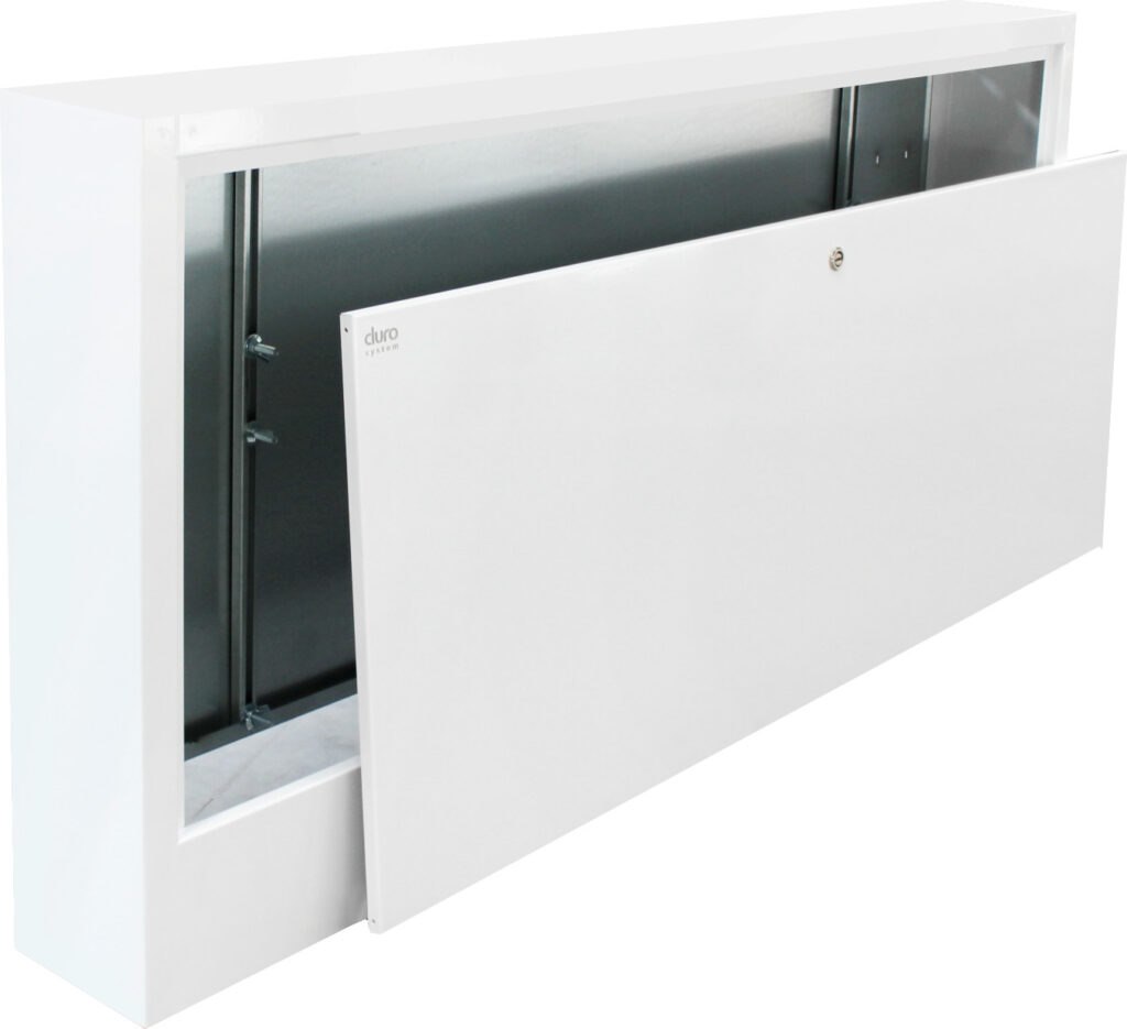 ARKA Szafka instalacyjna natynkowa do rozdzielaczy D/S-SIN-02 (6 sekcji) szerokość: 490mm, wysokość: 580mm, głębokość: 135mm DURO SYSTEM