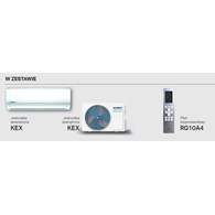Zestaw SPLIT ECO model KEX-12KTH2I / KEX-12KTH2O 3,5 kW KAISAI