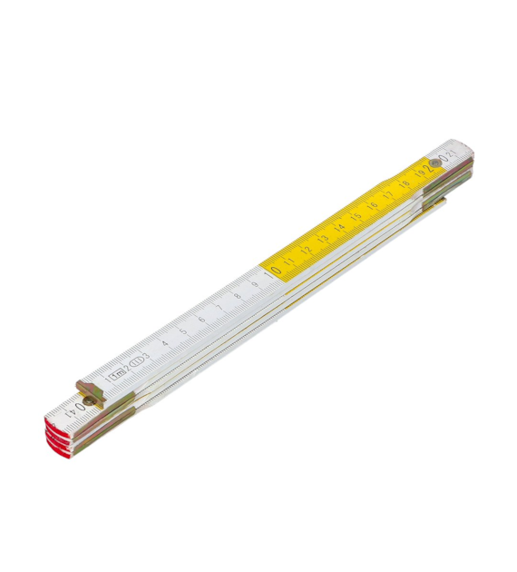 Miara składana biało-żółta 2m KL.III FASTER TOOLS