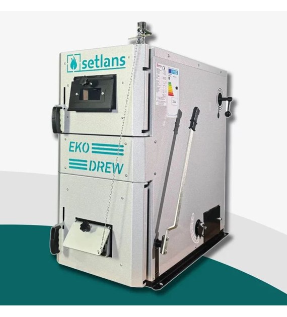 Kocioł zasypowy zagazowujący drewno 25 kW EKODREW SETLANS