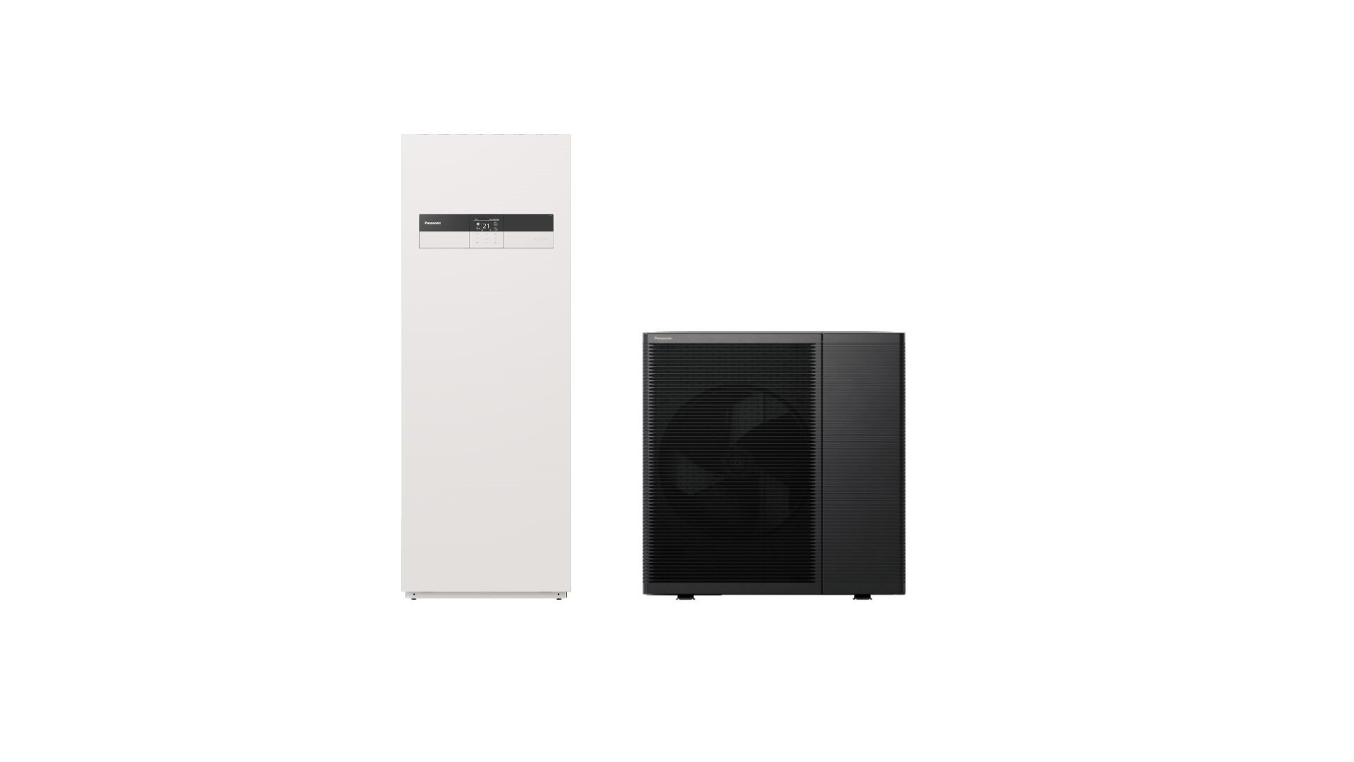 Pompa ciepła ZESTAW KIT-ADC09L3E5B seria L R290 MONOBLOK ALL IN ONE 185L 2-STREFOWY grzałka 3 kW moc pompy 9 kW 230V PANASONIC