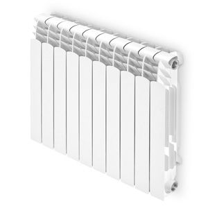 Grzejnik aluminiowy PROTEO 450 (FERROLI), rozstaw przyłączy: 350mm, moc grzewcza 92W (dla 75/65/20), kolor biały - cena za żeberko