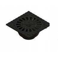 Wpust posadzkowy żeliwny 250x250 Kratka Garażowa Syfonem DN110 M125 12,5 T Standartpark Vodaland