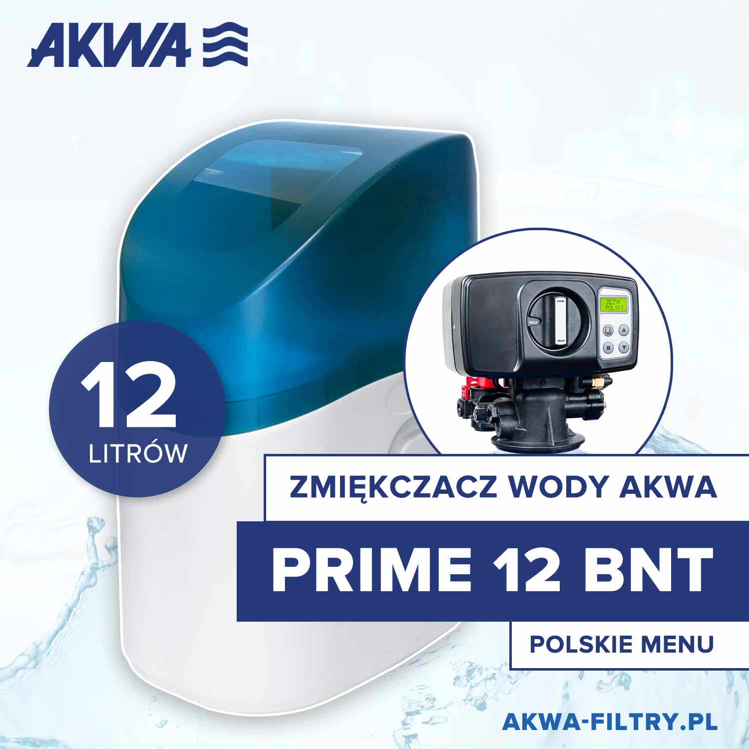 Zmiękczacz Kompaktowy PRIME 12L BNT AKWA