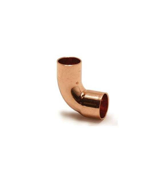 Kolano miedziane jednokielichowe do lutowania 52x52 SANHA