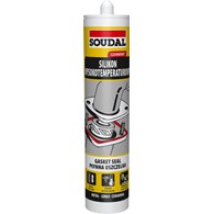 Silikon wysokotemperaturowy czerwony 280ml SOUDAL