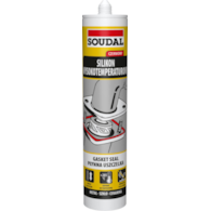 Silikon wysokotemperaturowy czerwony 280ml SOUDAL