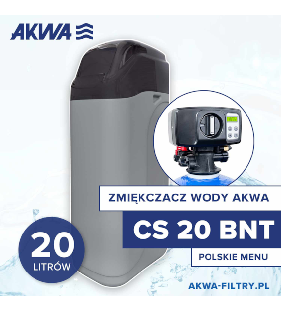 Zmiękczacz, uzdatniacz kompaktowy CS Compakt 20L BNT AKWA