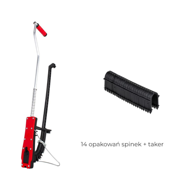 Zestaw spinek 50mm - 14 opakowań ( 3500 spinek ) + taker ULTRALIGHT ALPHAHEAT