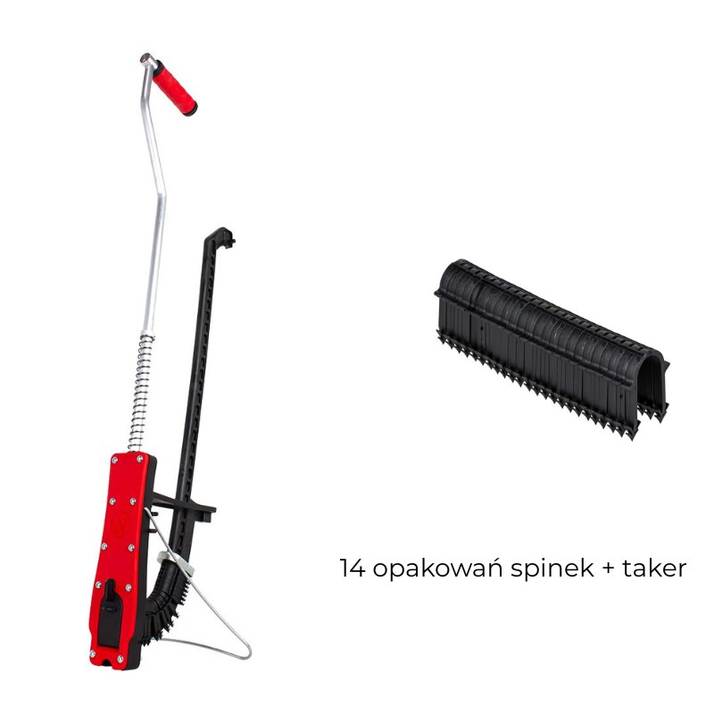 Zestaw spinek 50mm - 14 opakowań ( 3500 spinek ) + taker ULTRALIGHT ALPHAHEAT