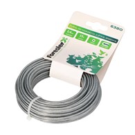Żyłka do koszenia 2,4mm 15m z linką stal FORESTER