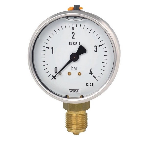 Manometr z gliceryną 113.53 M100-R 0...40 bar KL. 1,6 Wika