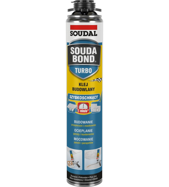 Klej budowlany SOUDABOND EASY TURBO 750ml SOUDAL