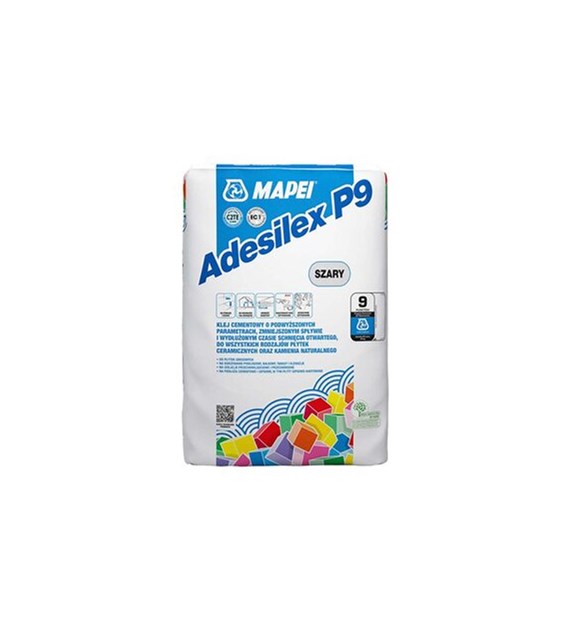 Klej elastyczny Mapei Adesilex P9 szary 20 kg Zero