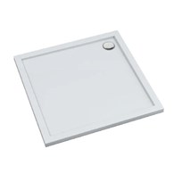 Brodzik akrylowy Standard Plus kwadratowy 80x80x5cm głębokość 3cm, biały, ALATUS
