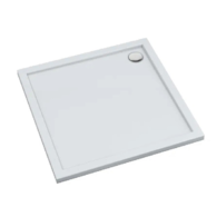 Brodzik akrylowy Standard Plus kwadratowy 80x80x5cm głębokość 3cm, biały, ALATUS